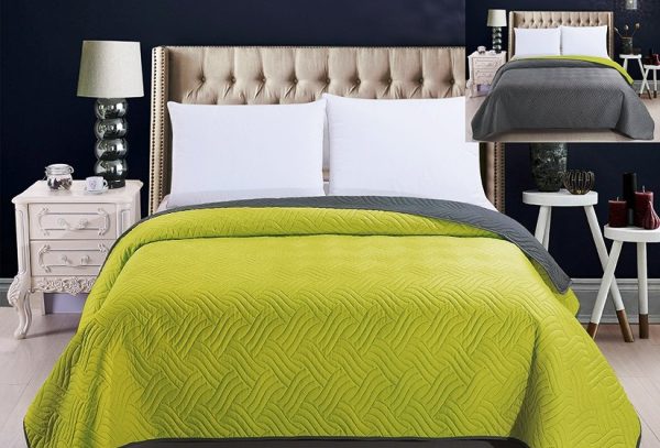 Dvostrani prekrivač Sivo-Žuta